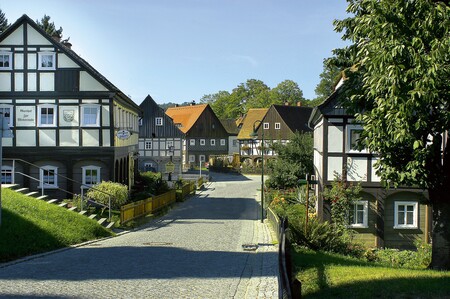 Umgebinde in Großschönau