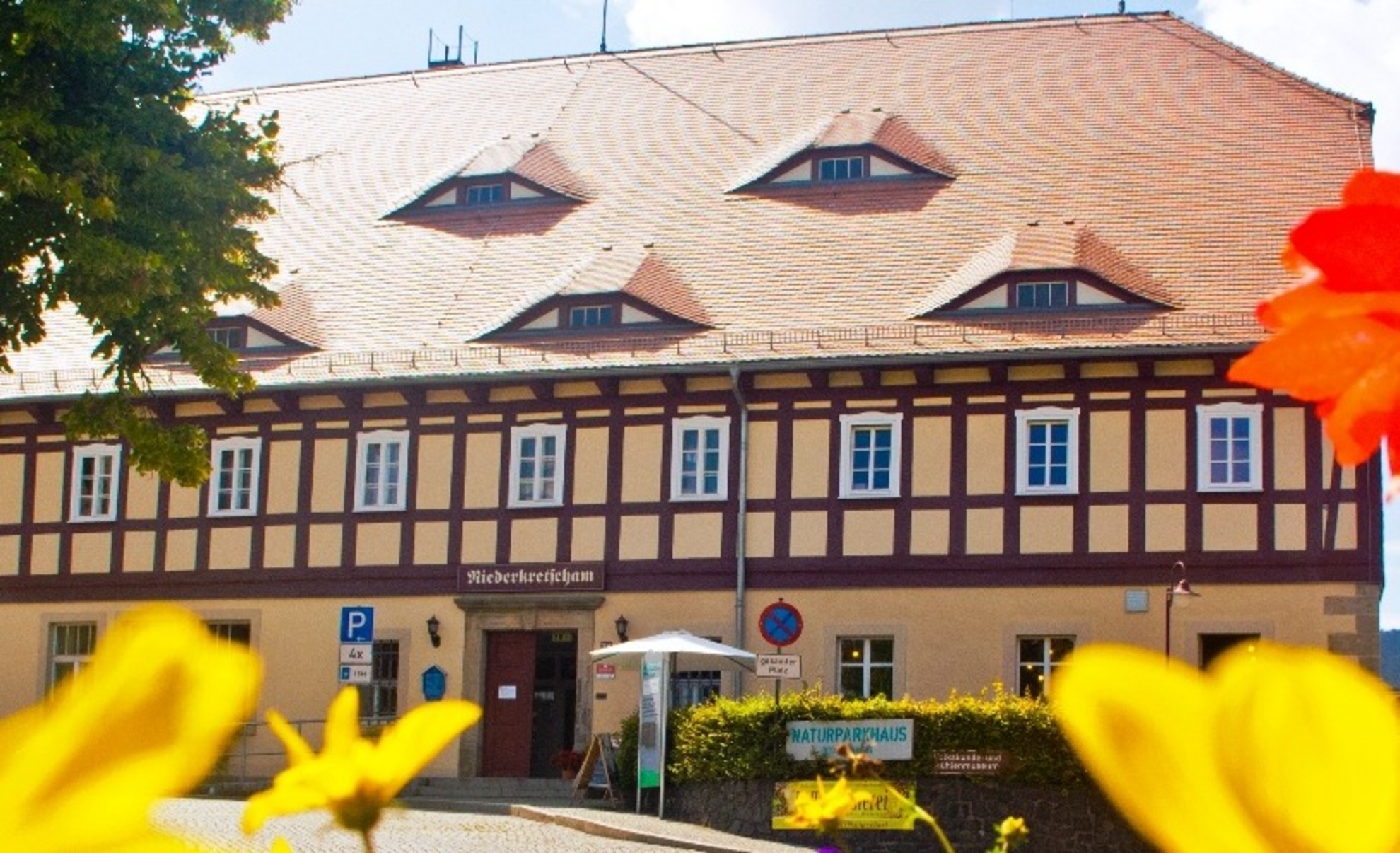 Das Naturparkhaus in Waltersdorf (ehemals Kretscham)